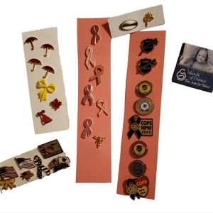 Vintage Support Pin Lot